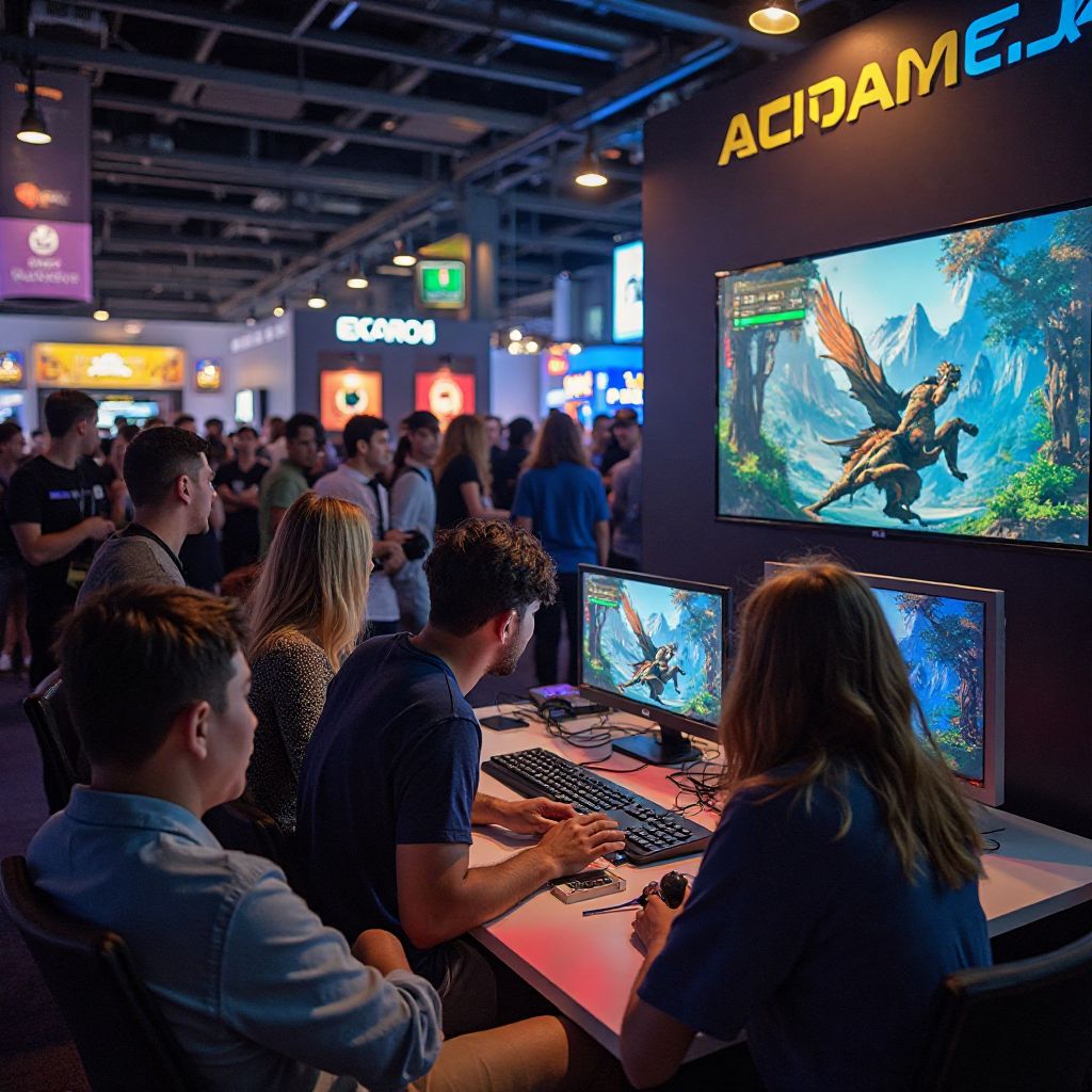 GameCon Australia founding story exhibition hall