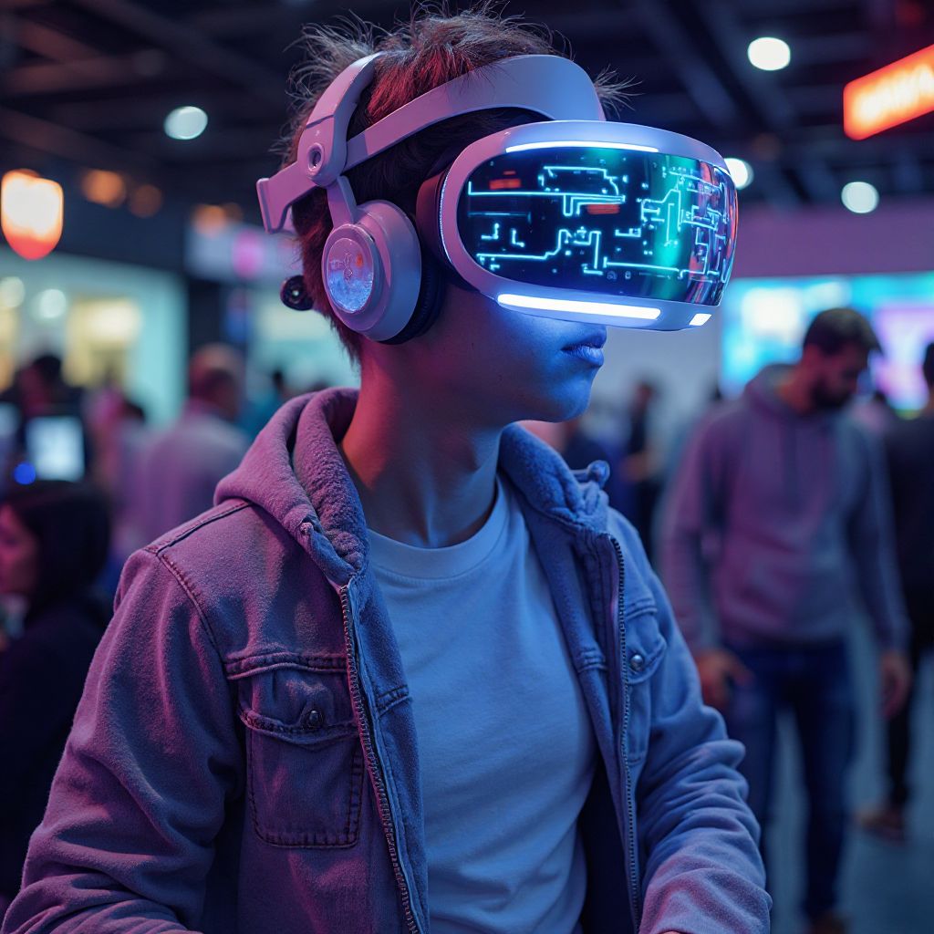 VR gaming zone interactive technology showcase